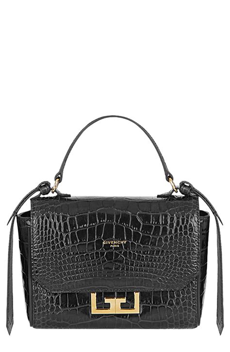 Givenchy Embossed Leather Top Handle Bag 